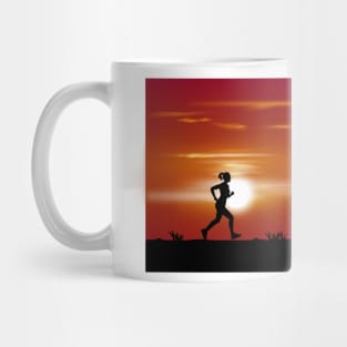 Runner Girl Mug